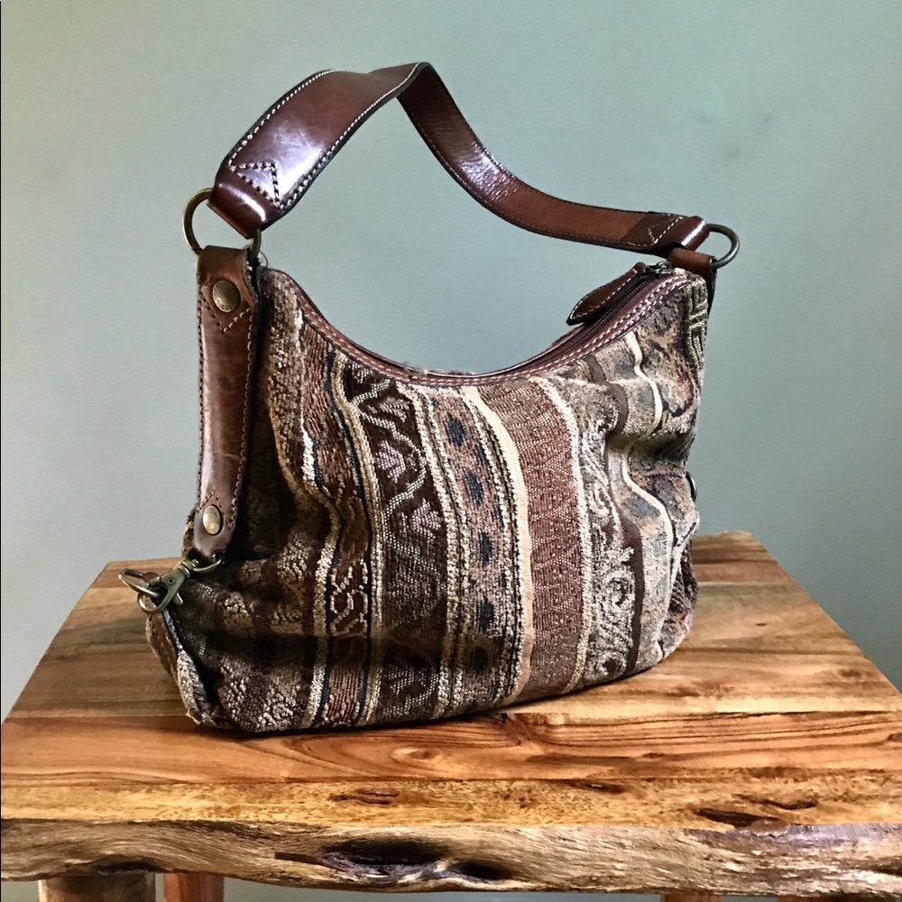 Fossil Tapestry Shoulder Bag